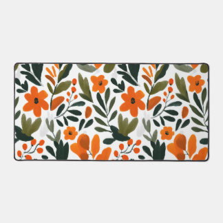 Sinaas lente bloemen botanisch patroon bloem bureaumat