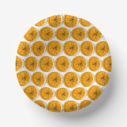 Sinaas Multi Citrus Papieren Kommen (Voorkant)