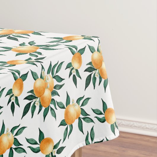 Sinaasachtig botanisch patroon tafelkleed (Voorbeeld)