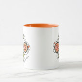 Sinaasappel 11 oz Combo Mok-Random Scribbles Mok (Midden)