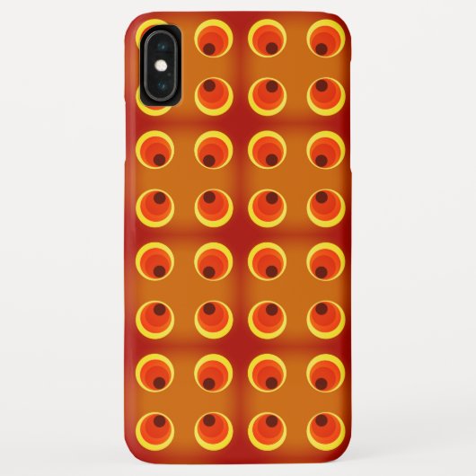 sinaasappel 1970 Case-Mate iPhone case (Achterkant)