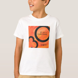 Sinaasappel 30 decennium van de geboorte t-shirt