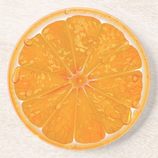 SINAASAPPEL 6 ZANDSTEEN ONDERZETTER (Voorkant)