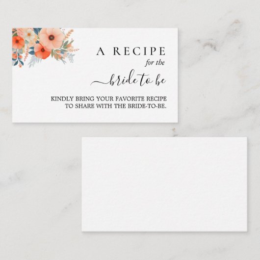 Sinaasappel 70s 80s 90s Roze Kleurrijk Vrijgezelle Informatiekaartje (Voorkant / Achterkant)