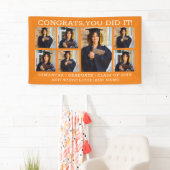 Sinaasappel 7 Foto Congrats Afstuderen Afstuderen  Spandoek (Insitu)