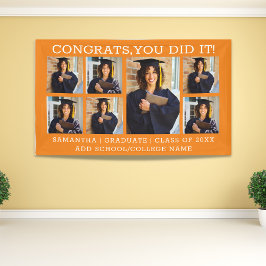 Sinaasappel 7 Foto Congrats Afstuderen Afstuderen  Spandoek