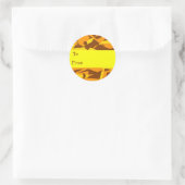 SINAASAPPEL ABSTRACT CADEAU LABEL STICKER (Tas)
