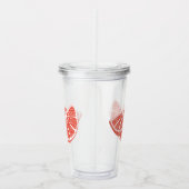 Sinaasappel Acryl Drinkbeker (Rechts)