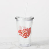 Sinaasappel Acryl Drinkbeker (Achterkant)