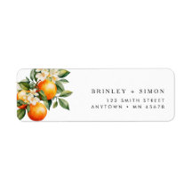 Sinaasappel Adreslabel Citrus Cutie Clementine