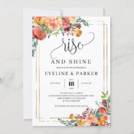 Sinaasappel afrikaantje bloemen rijzen en schijnen kaart