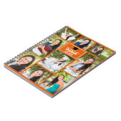 Sinaasappel Afstuderen Fotocollage Afstuderen Gift Notitieboek (Linkerzijde)