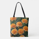 Sinaasappel Anjers Afbeelding No. 2 Tote Tas (Achterkant)