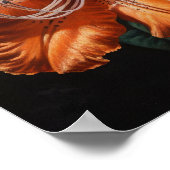 Sinaasappel Azalea Flowers Art Print Poster (Hoek)