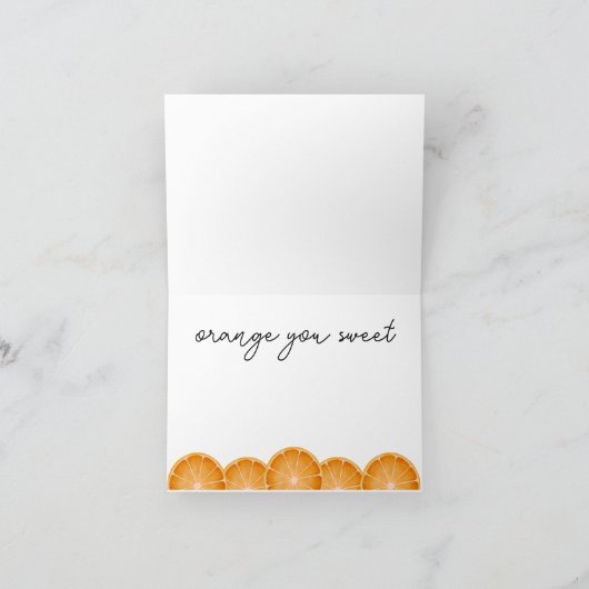 Sinaasappel bedankkaart (Binnen)