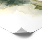 Sinaasappel Begonia Flowers Art Print Poster (Hoek)