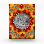 Sinaasappel Black Eyed Susan Daisy Voeg toe Fotoblokken (Voorkant)