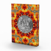 Sinaasappel Black Eyed Susan Daisy Voeg toe Fotoblokken (Rechts)