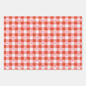 Sinaasappel Blauw roze patronen Verpakking Papiere Inpakpapier Vel (Voorkant 2)