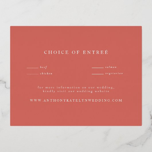 Sinaasappel Blauwgroen Blauw Lente Peach Bloemen B Folie Feestdagen Briefkaart (Achterkant)