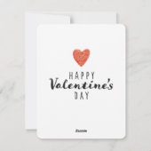 Sinaasappel, blij dat we vrienden zijn met Valenti Feestdagenkaart (Achterkant)