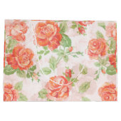 Sinaasappel bloem roos grote cadeautas (Achterkant)