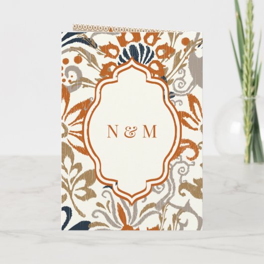 Sinaasappel Bloemen Alles in een Anand Karaj Sikh (Achterkant)