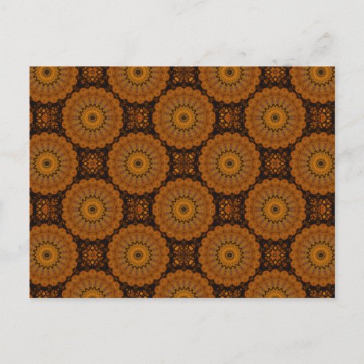 Sinaasappel Bloemen Briefkaart (Voorkant)