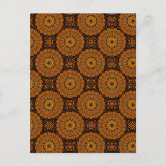 Sinaasappel Bloemen Briefkaart (Voorkant)