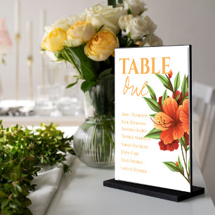  Sinaasappel Bloemen Elegante Tafel Zitje