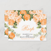 Sinaasappel Bloemontwerp - RSVP (Voorkant / Achterkant)