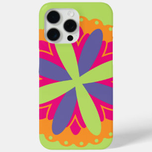 Sinaasappel bloemvormen illustratie iPhone 15 pro max hoesje