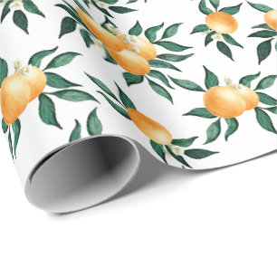 Sinaasappel botanische zomer citrus Amalfi-kust  Cadeaupapier