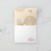  Sinaasappel Boxfish Illustratie Nautisch Bedankkaart (Binnen)