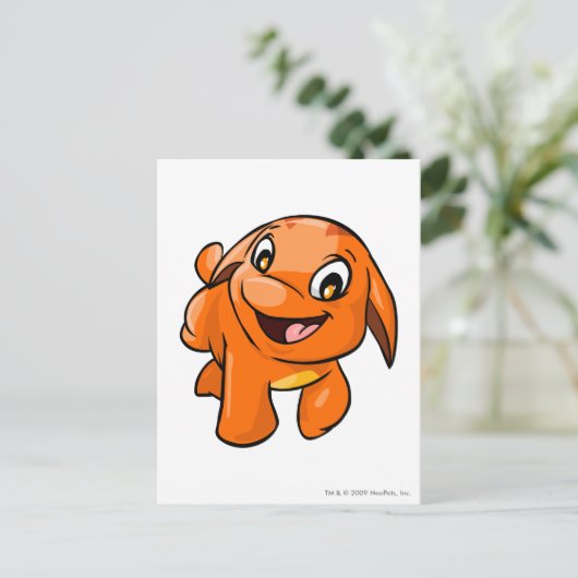 Sinaasappel Briefkaart (Staand voorkant)