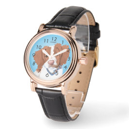 Sinaasappel Brittany polshorloge Horloge