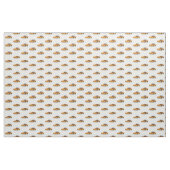 Sinaasappel C6 Corvette Hand getrokken schets stof (Yard (91,4 cm))