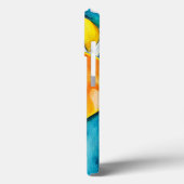 Sinaasappel Calla lelie bloem waterverf kunst Case-Mate iPhone Case (Achterkant / Links)