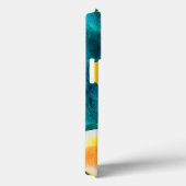 Sinaasappel Calla lelie bloem waterverf kunst Case-Mate iPhone Case (Achterkant / Rechts)