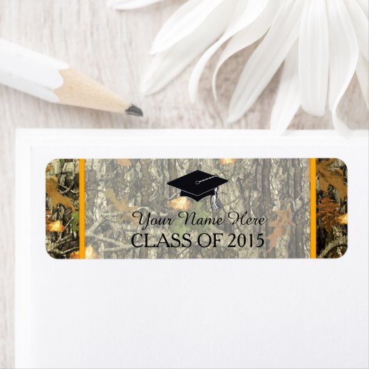 Sinaasappel & Camo Afstuderen Label (Insitu)