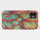 Sinaasappel Canna verlaat waterverf oorspronkelijk Case-Mate iPhone Case (Achterkant (horizontaal))