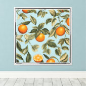 sinaasappel canvas afdruk (Insitu (Houten vloer))