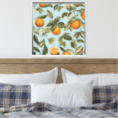 sinaasappel canvas afdruk (Insitu (Slaapkamer))