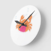 Sinaasappel Cartoon Ronde Klok (Hoek)