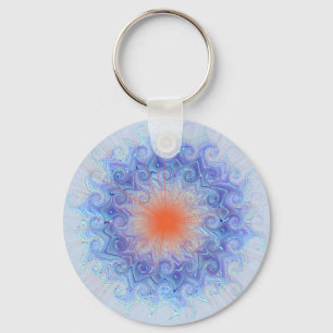 Sinaasappel Chakra Sleutelhanger