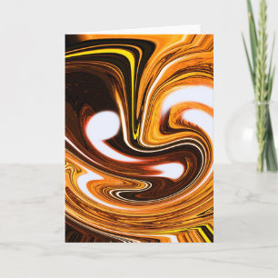 Sinaasappel chocolade feestdagen kaart