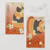 Sinaasappel + Chocolade Trouwtaart/Bakkerij/Pâtiss Visitekaartje (Voorkant / Achterkant)