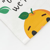 SINAASAPPEL CITATIE FLEECE DEKEN (Hoek)