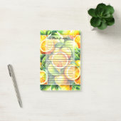 Sinaasappel Citroen Botanische Citroen Geometrisch Post-it® Notes (Kantoor)