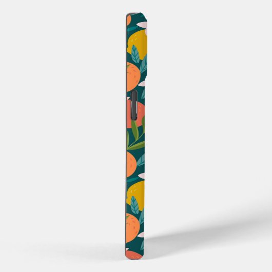  Sinaasappel & Citroenbloesempatroon Case-Mate iPhone Case (Achterkant / Rechts)